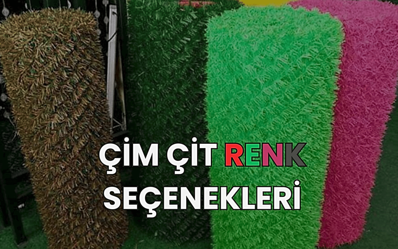 Çim Çit Renk Seçenekleri 